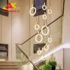 Đèn thả thông tầng, đèn thả cầu thang hiện đại, sang trọng 2041-3902