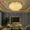 Đèn mâm pha lê ốp trần cao cấp, đèn trang trí phòng khách, phòng ngủ 29088