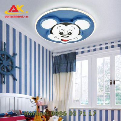 Đèn ốp trần phòng ngủ trẻ em hình Mickey đẹp, giá rẻ 1105