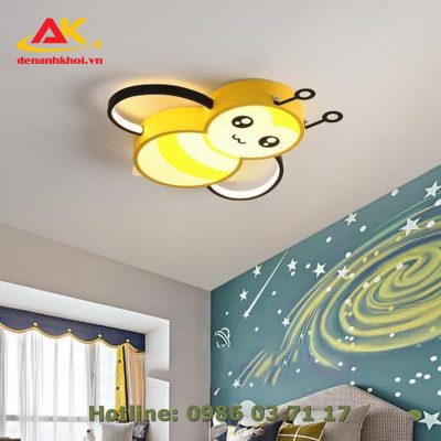 Đèn ốp trần phòng ngủ trẻ em hình ong vàng đẹp, giá rẻ 1107